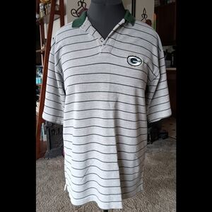 💚💛 Vintage 1997 Green Bay Packers Iron Knights Athletics Polo Shirt NFL Medium